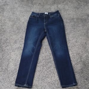 Time and Tru Dark Blue Straight Leg Jeans